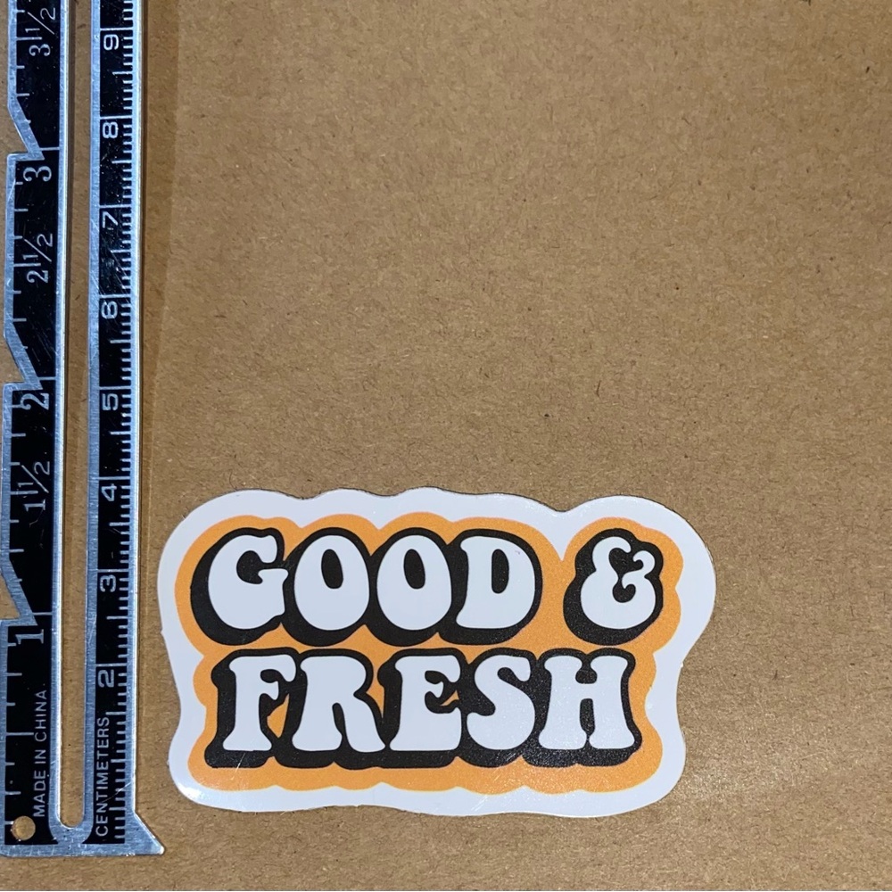 🌈20/$5🌈 “Good & Fresh” Sticker - Picture 2 of 3